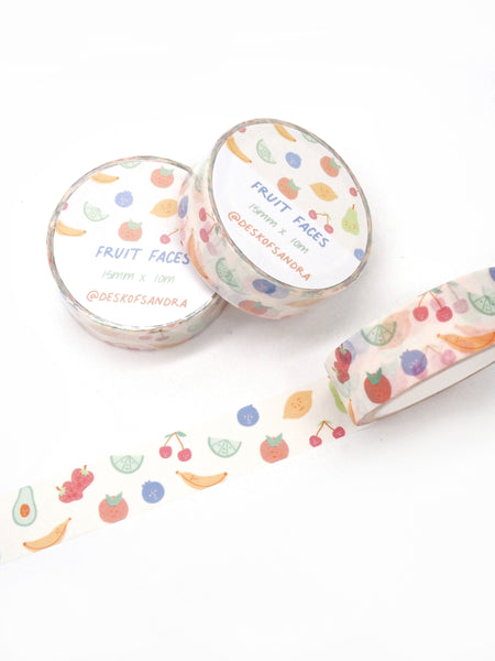 Fruit Faces Washi Tape