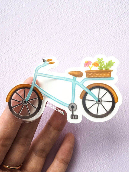 Bicycle Clear Waterproof Sticker