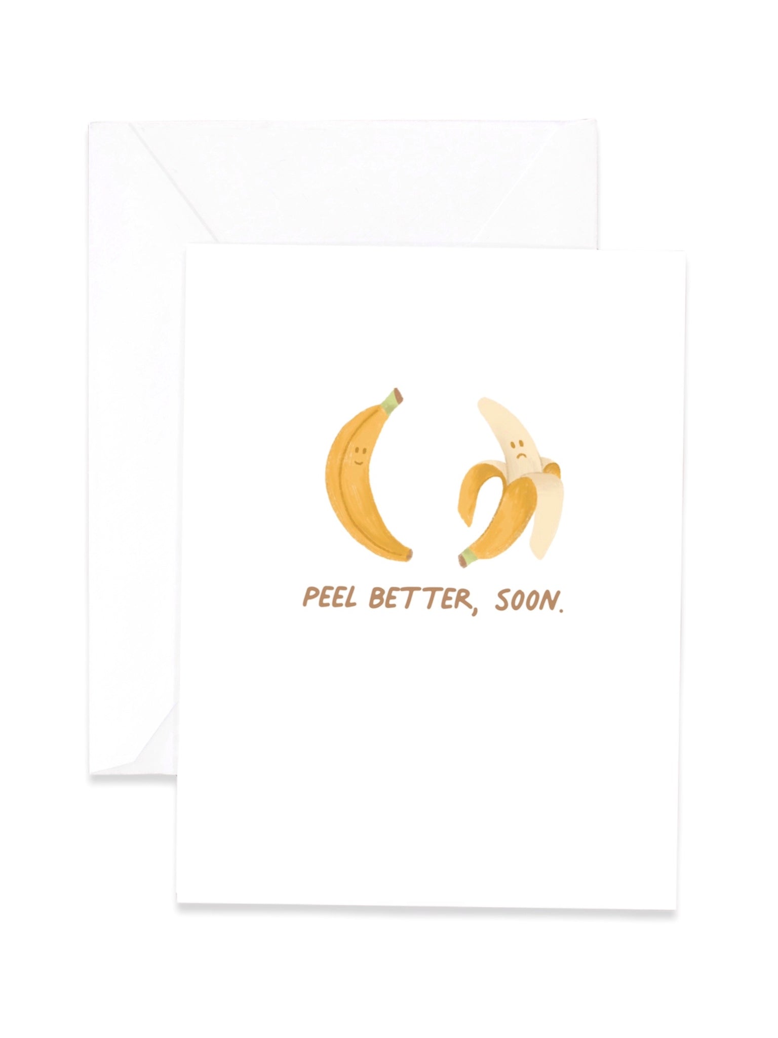 Peel Better Punny Sympathy Greeting Card
