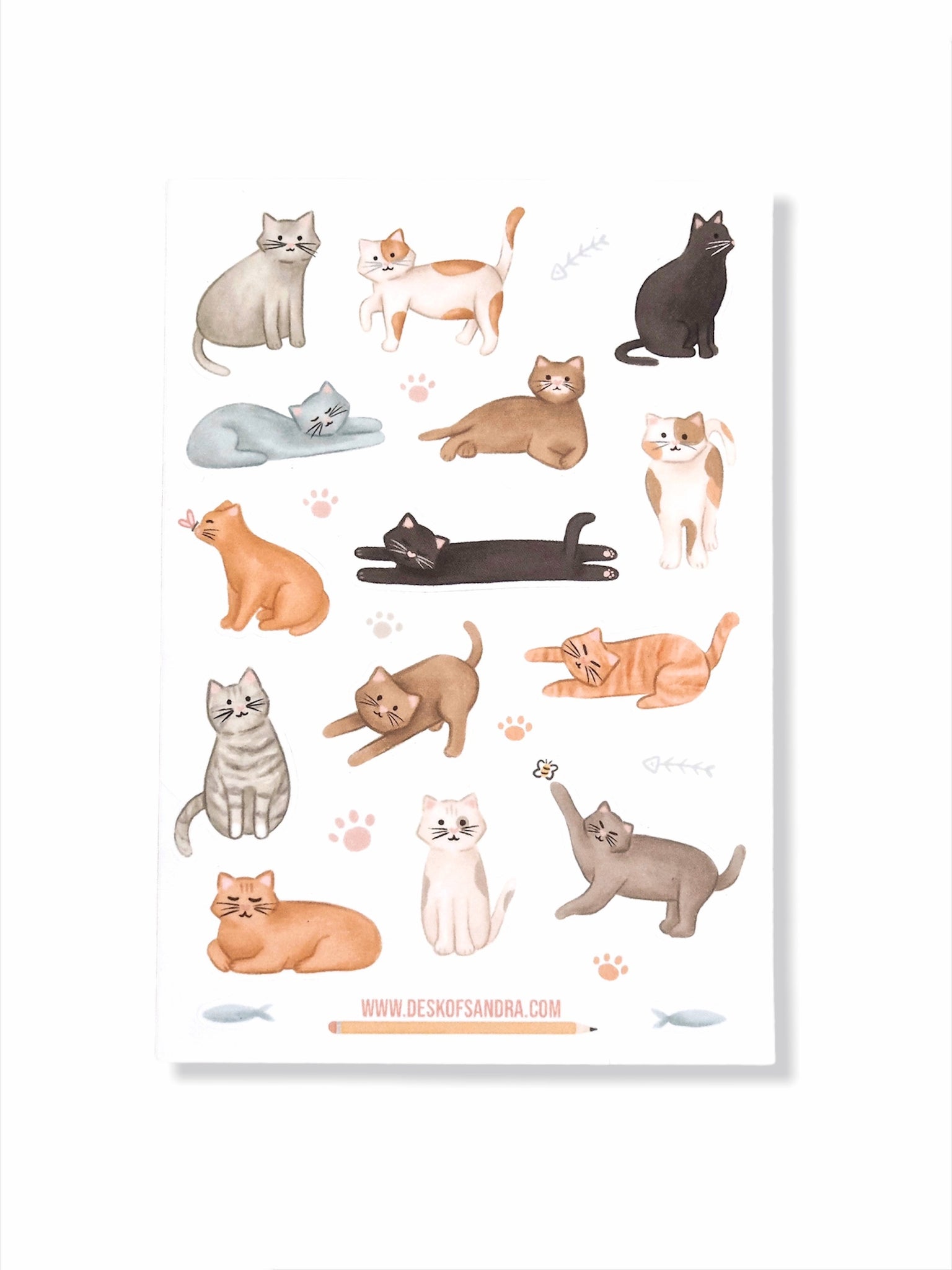 Cat Vinyl Sticker Sheet